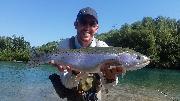 Ivan, rainbow trout, Slovenia fly fishing